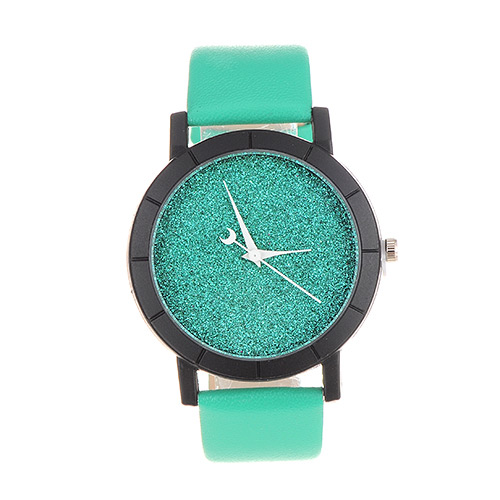 Fashion Green Candy Color Decorated Round Case Design