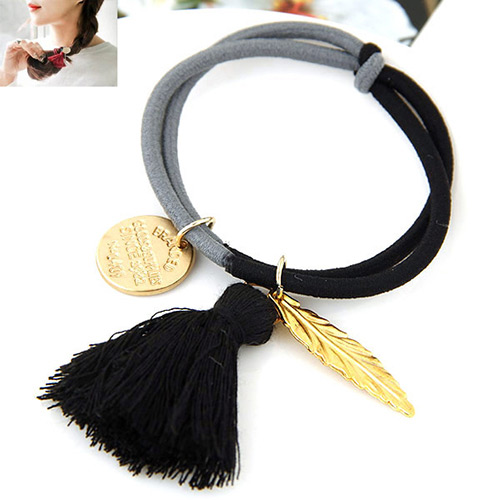 Fashion Multi-color Multielement Pendant Decorated Color Matching Simple Design Hairband