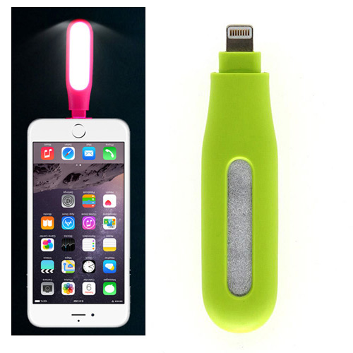 Fashion Cyan Pure Color Design Portable Mini Led Fill Light Artifact (iphone5/6/6s/plus)