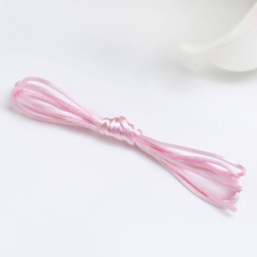 Sweet Light Pink Pure Color Decorated Multilayer Hair Band