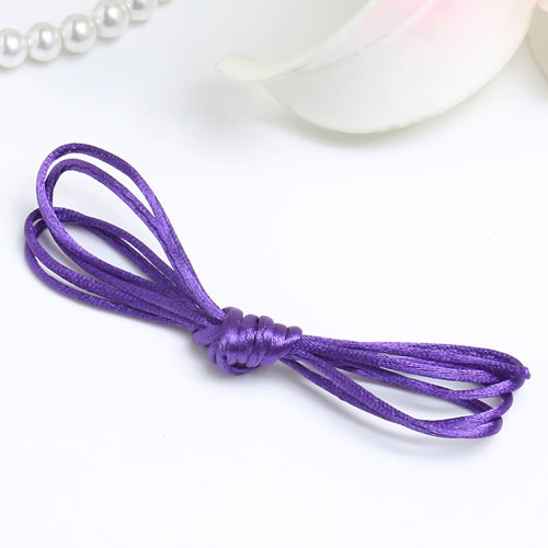 Sweet Dark Purple Pure Color Decorated Multilayer Hair Band