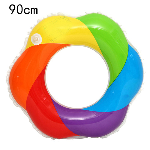 Fashion Multi-color Color Matching Decorated Irregular Shape Swim Ring