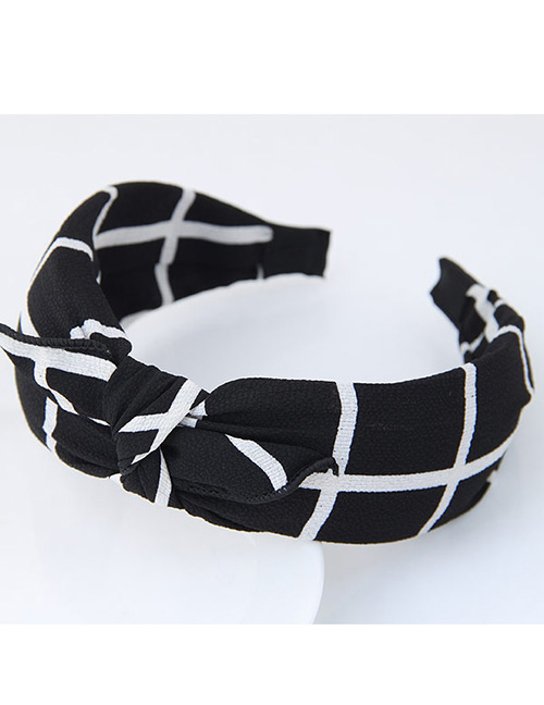 Fashion Black+white Color-matching Decorated Rabbit's Ears Design Hair Clasp