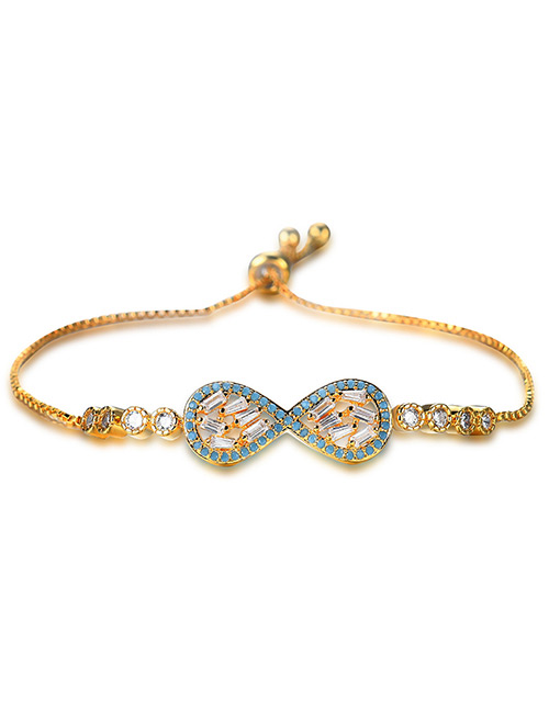 Personality Gold Color Bowknot Shape Decorated Bracelet