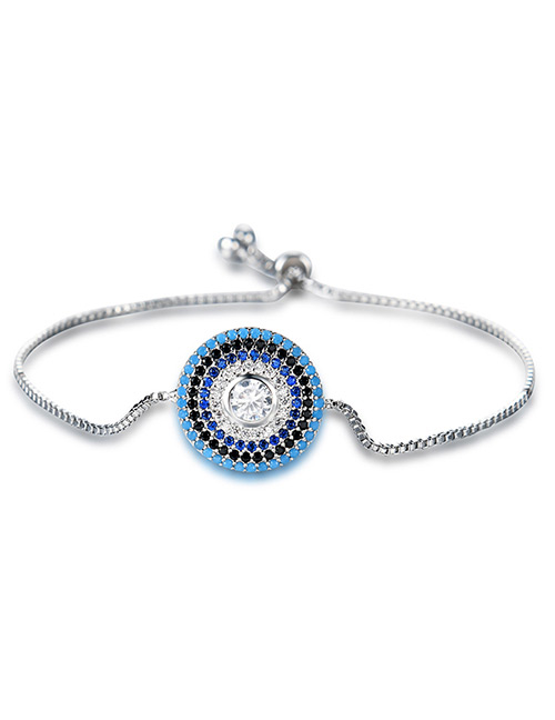 Personality Silver Color Round Shape Decorated Bracelet
