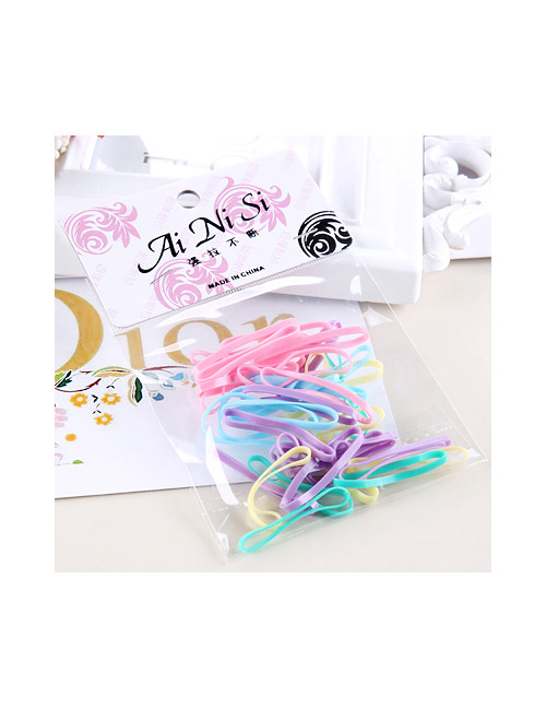 Lovely Multi-color Color Matching Decorated Simple Hair Band
