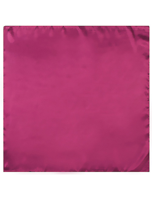 Fashion Purple Square Shape Decorated Pure Color Simple Scarf
