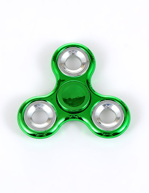 Fashion Green Color-matching Decorated Spinner