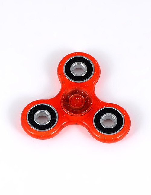 Fashion Red Pure Color Decorated Spinner