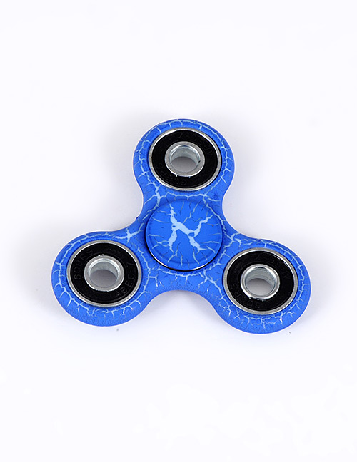 Fashion Blue Pure Color Decorated Spinner