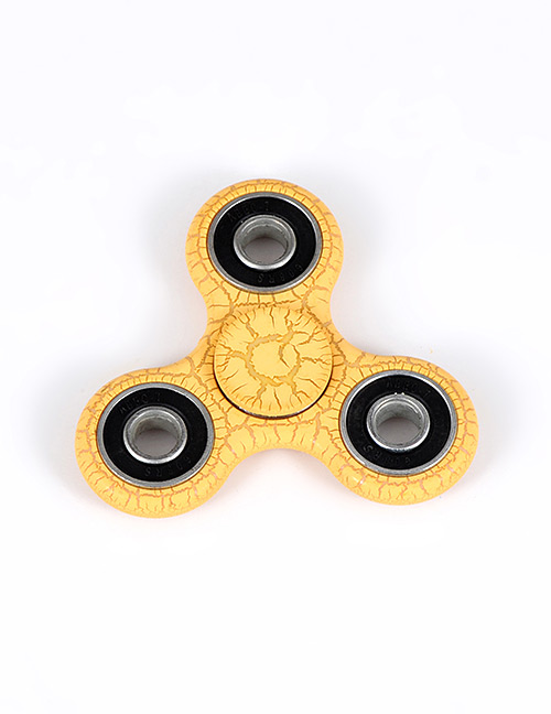 Fashion Light Yellow Pure Color Decorated Spinner