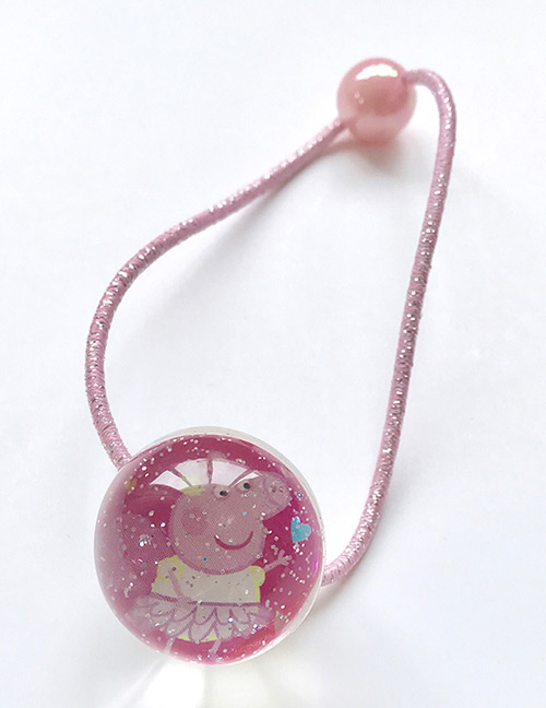 Lovely Pink Cartoon Pig Pattern Decorated Hair Band