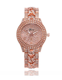 Reloj De Cuarzo Con Diamantes