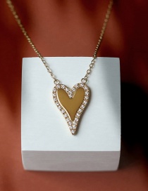 Collar Brillante Con Micro Diamantes Love Heart