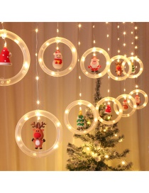 (eléctrico) Christmas Star Led Lantern String Lights (3m 10 Pendants)