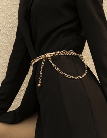 Fashion Golden Tassel Chain Body Chain