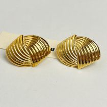 Fashion Gold Irregular Geometric Line Earrings