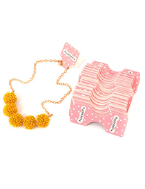 Everlas Pink Necklace And Bracelet (200pcs)